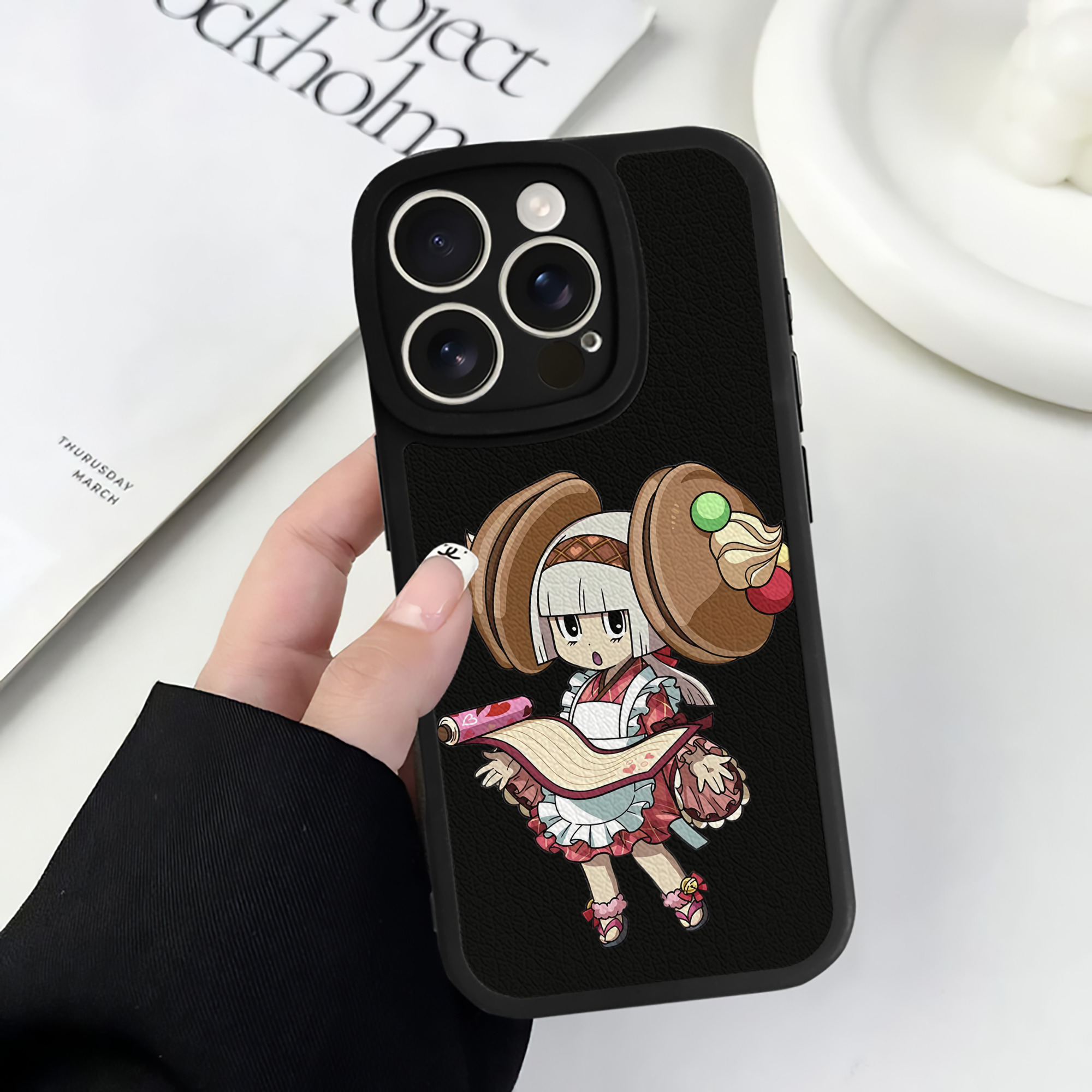 （画像用） 妖怪ウォッチ Yo-kai Watch 【iPhone 16シリーズ対応】シリコンスマホケース（レザー調） 材質：シリコン